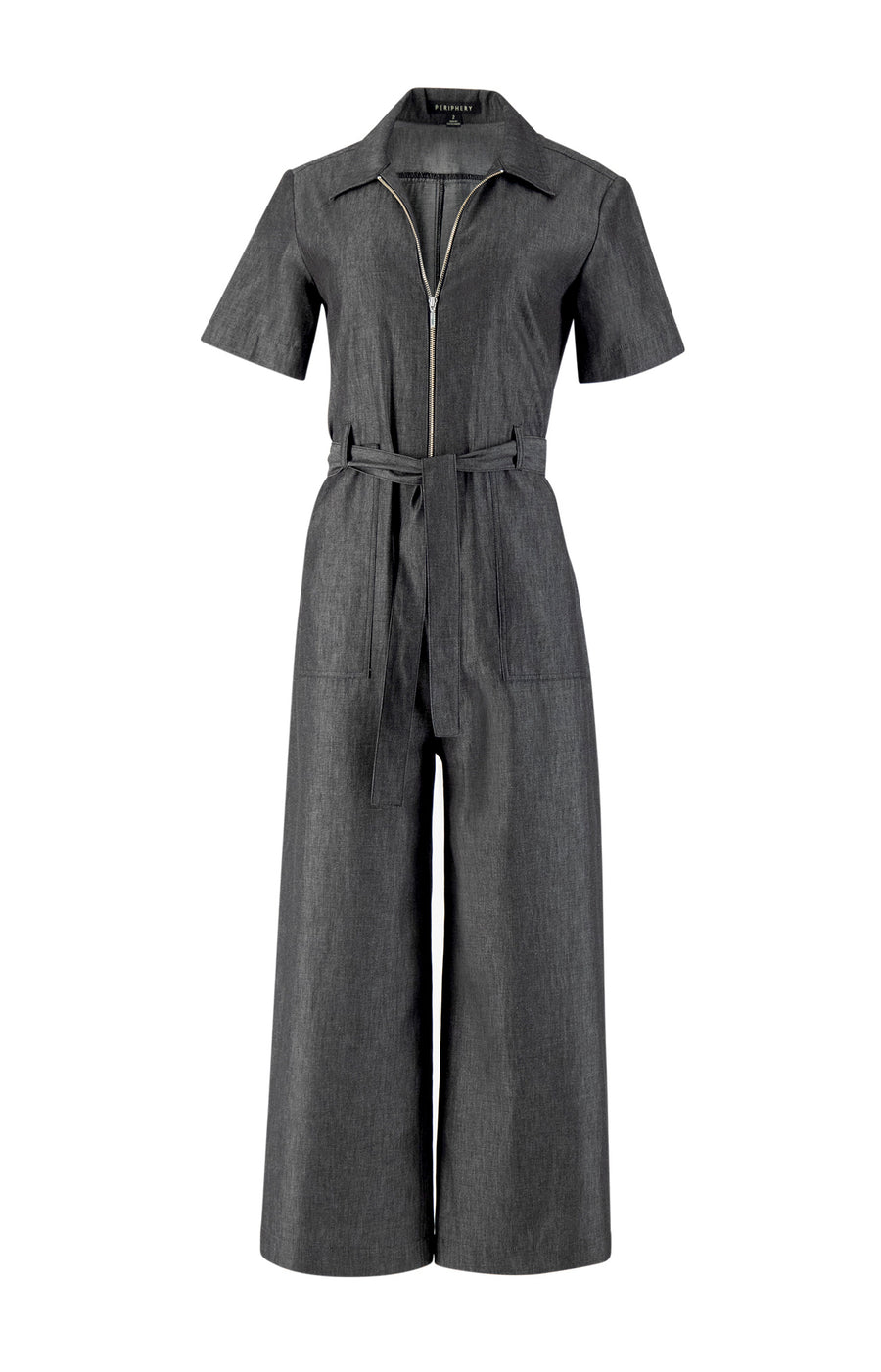Kira Jumpsuit in Denim - PERIPHERY