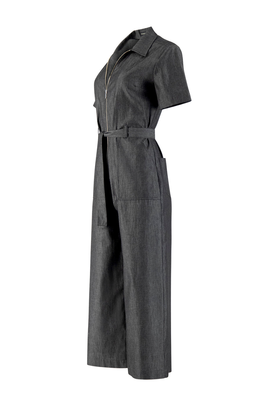 Kira Jumpsuit in Denim - PERIPHERY