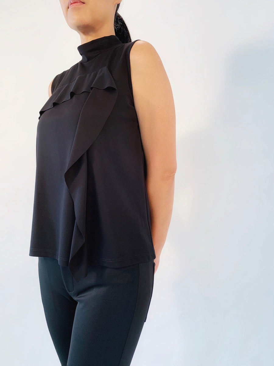 Cascade Top in Black - PERIPHERY