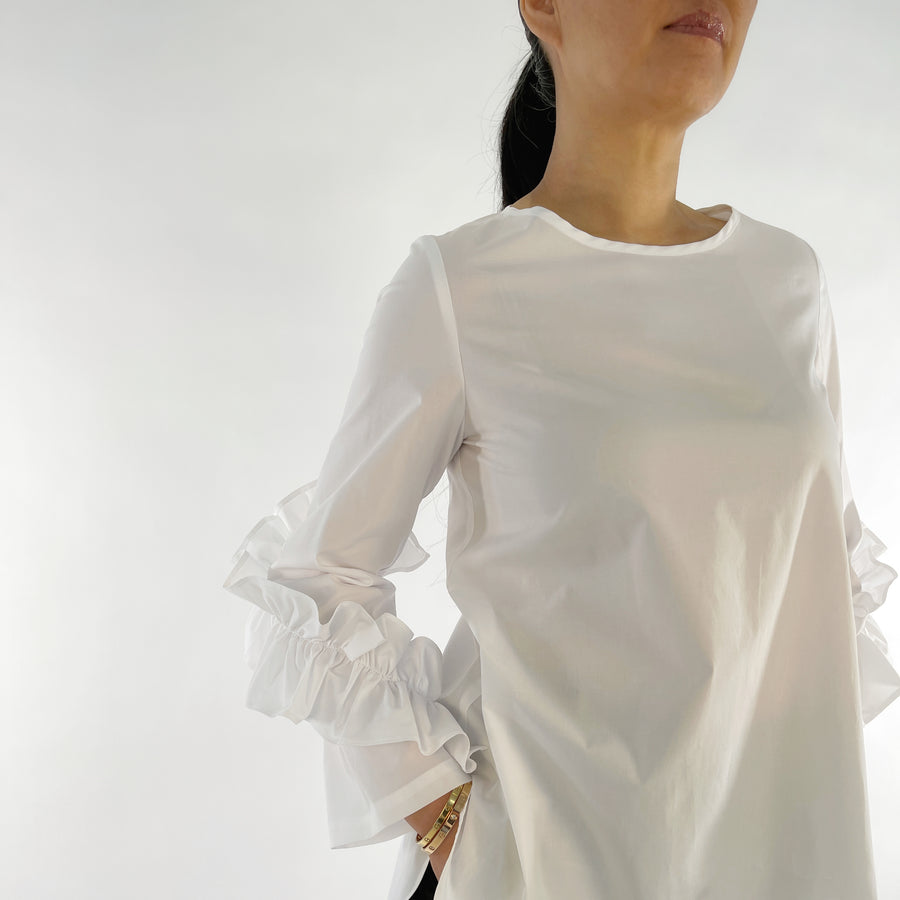 Ruffle Sleeve Blouse - PERIPHERY