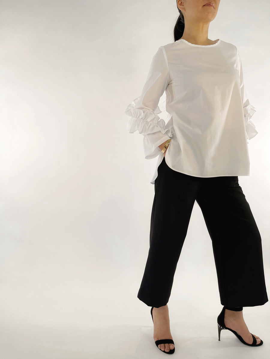 Ruffle Sleeve Blouse - PERIPHERY