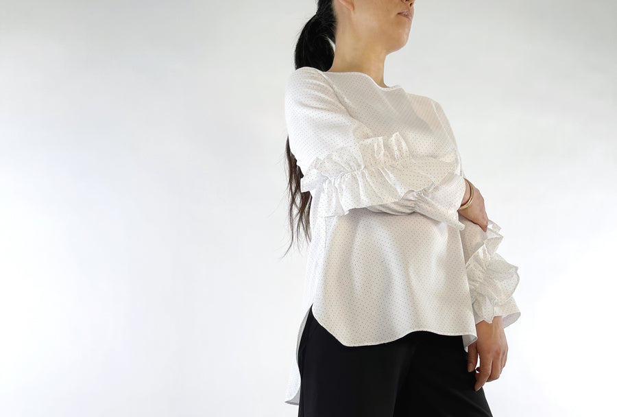 Ruffle Sleeve Blouse - PERIPHERY