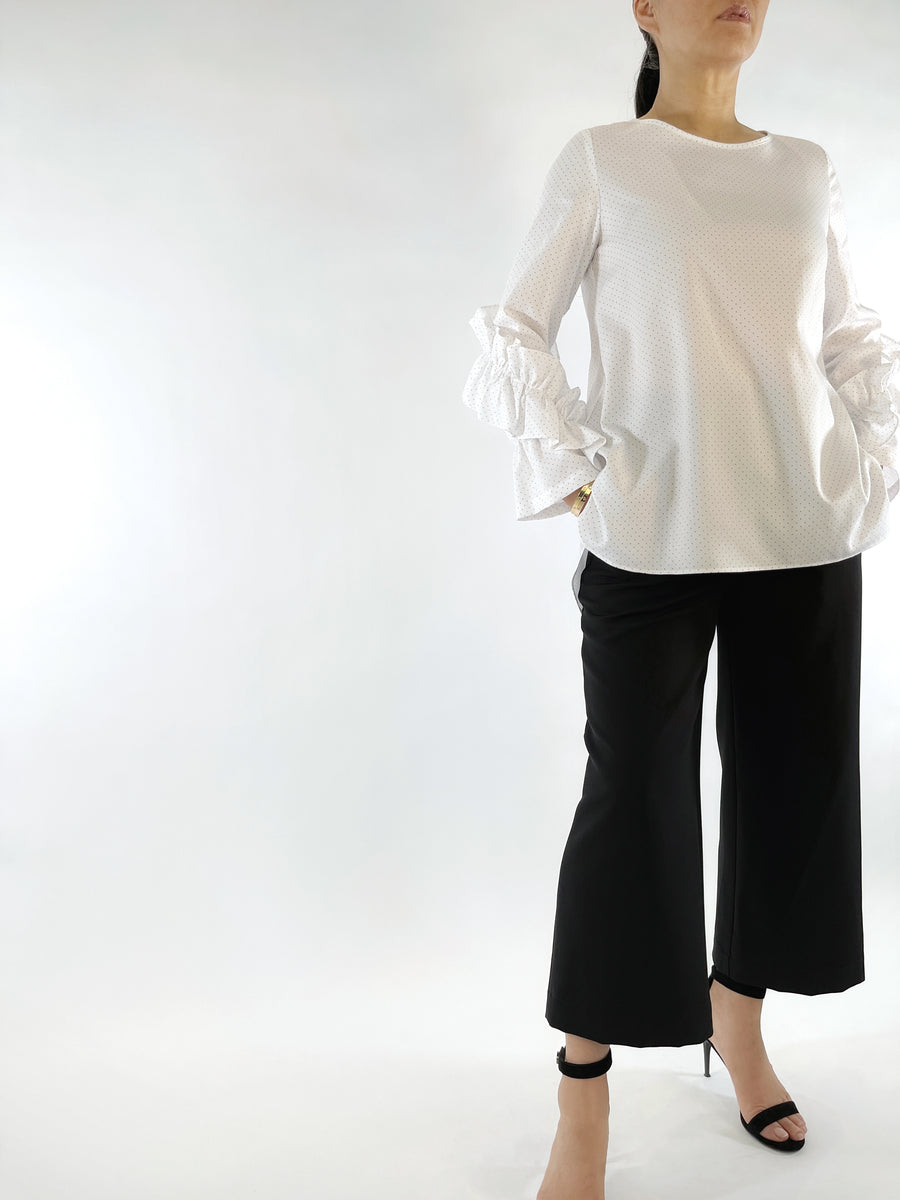 Ruffle Sleeve Blouse - PERIPHERY