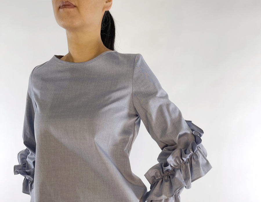 Ruffle Sleeve Blouse - PERIPHERY