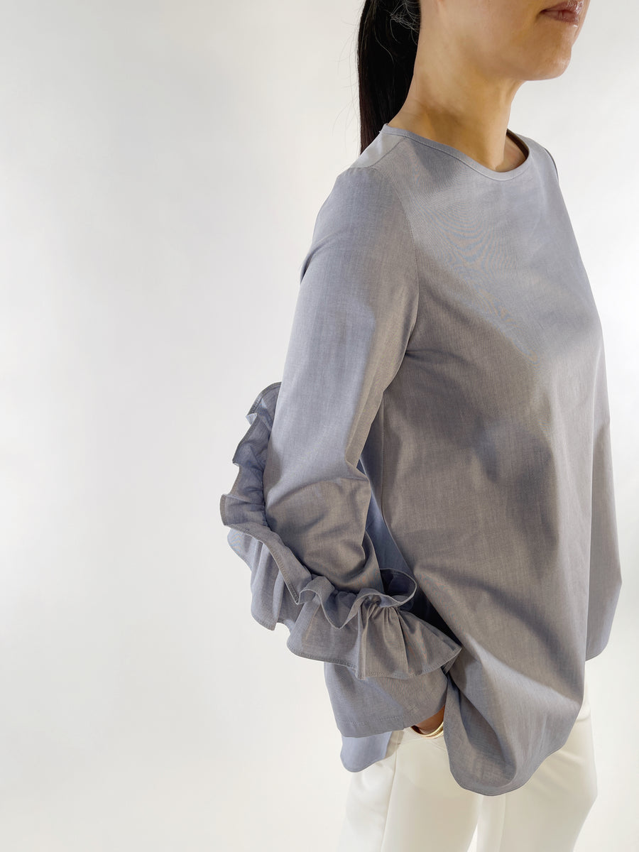 Ruffle Sleeve Blouse - PERIPHERY